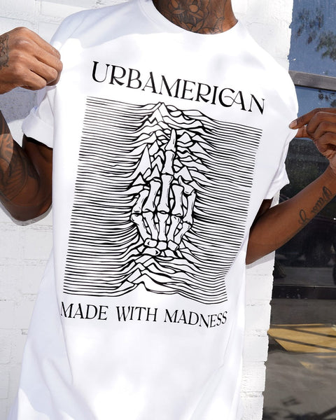 Collide White T-shirt By Urbamerican Apparel