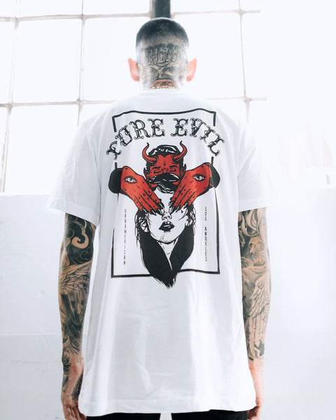 Urbamerican Pure Evil White T-shirt