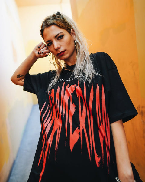 Graffiti Black T-shirt By Urbamerican Apparel