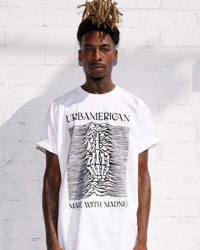 Collide White T-shirt By Urbamerican Apparel