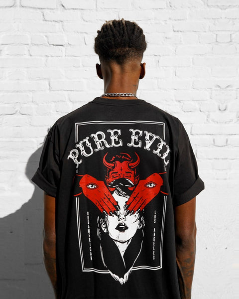 Pure Evil T-shirt By Urbamerican Apparel